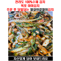전라도 수제김치 얼갈이겉절이 1kg 2kg 3kg
