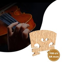 Select Figu레드 Violin Bridge Unslotted Semi Finished 에어 드라이 AA 그레이드 메이플 E 에보니 인서트 4/4 사이즈 바이올린 브릿지, [03] French