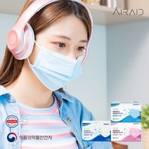 국산원단 KF-AD(평면형) 의약외품 (화이트/핑크/블루) 마스크 50매입/ 퀵퀵배송(주문날도착), 평면형 KF-AD(대형/화이트)
