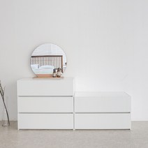 스텝 와이드 적층형 1단 서랍장800