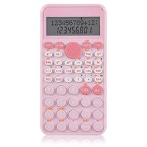EooCoo 2줄 표준 과학 계산기 정품보장, Pink