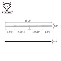 손대패 수동대패 FOXBC-Scheppach PLM1800 목공 공구용 13 인치 333mm HSS 대패 블레이드 2 개 세트, 한개옵션0