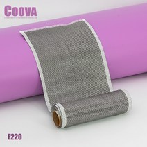 F220 COOVA 탄소 섬유천 은흑색 평면 탄소 직물 너비 20cm/30CM