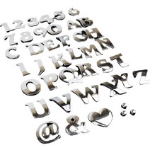 입체 글씨 학원 포인트 간판 현관문 번호판 셀프 아파트 호수판 대문 돌출 문패 글자 사무실 현판 호실판 호수판 도어 사인 인테리어 제작 현관 실내 글자 디자인 만들기 은색 1P, Y