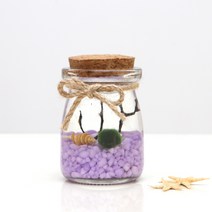 그린테라피 푸딩병 전구병 마리모세트, 연보라, 1개