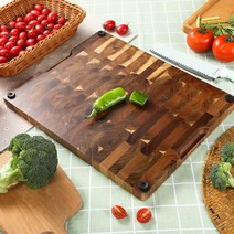 [00HOU] 가정용 레스토랑급 원목 도마 대형 고급 나무도마