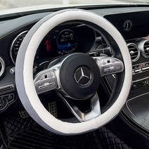 벤쿠쿠 투톤 극세사 핸들커버, 그레이