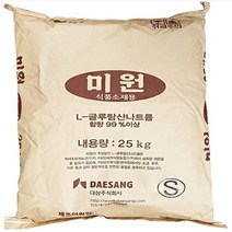 대상청정원 미원 조미료 S 25kg L-글루탐산나트륨 10283 2864829