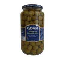 고야 대용량 피티드 그린 만자니야 올리브, 875g, 2개