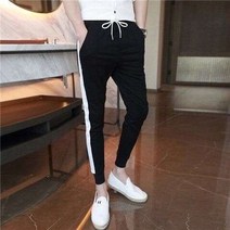 DFMEI 바지 남자 조거 팬츠 스키니 팬츠 캐주얼 팬츠