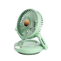 공기순환선풍기 벽걸이 선풍기 가정용 주방화장실 화장실 전용 선풍기 타공 없이 벽걸이선풍기 (야외여행 회식 필수), 그린