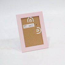 이케아 피스크보 액자 프레임 핑크색 10X15cm 플라스틱 벽걸이 거치대