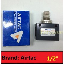 유량 조절 밸브 공압 공기 흐름 제어 airtac asc100-06 asc200-08, 에어택 asc300-15