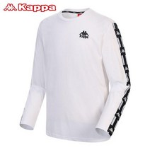 [카파](남성)사이드라인 긴팔티셔츠_KJRL398MD_WHT