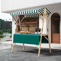 플리마켓가판대 간편 이동 접이식 노점 매대 행사 진열 디스플레이 천막, H.120x60x200