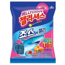 칠성 워터젤리 젤리추천 롯데 죠스바젤리 젤리셔스 과일젤리 대용량젤리 70G 8개, 3세트