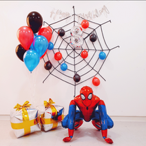스파이더맨풍선 세트 대형 생일 파티 행사 럭셔리 올인원, 9