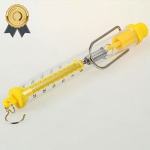 투명 용수철저울 양팔 실험도구 무게 매달림 저울 25N, 스프링저울