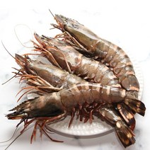 바르닷 킹 블랙 타이거 새우 1kg 6-8미 자연산 버터구이 요리 냉동 업소용 도매, 1kg (6~8미)
