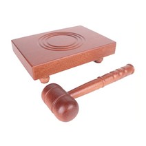 육형제 고급 원목 의사봉 소/회의/의결/판사봉/총회
