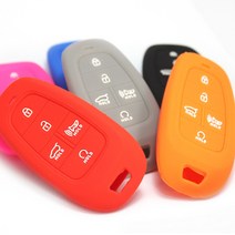 2021 투싼 NX4 쏘나타 실리콘 키케이스, 7.5button 블랙