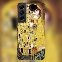 삼성 S23 케이스 Note20 트렌디 아트 골든 키스 S22 + 무광택 단순 낙하방지 보호 note10 렌즈 S21ultra S20 발광