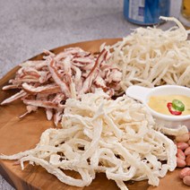 [도매]미건조 국내가공 진미채 1KG 백 홍 맛 참, 국내가공 백진미채 1kg