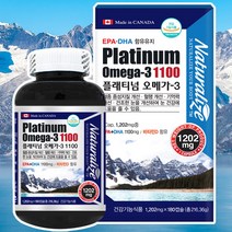 하루 1캡슐 혈행 뼈 건강 6개월 대용량 오메가3 EPA-DHA 1100mg 비타민D 1000IU 부모님 50대 60대 엄마 아빠 생일 선물 건강 효도 영양제 180캡슐, 1개(6개월분)