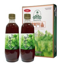 홍쌍리매실 선물세트/청매실원세트/장아찌절임세트/광양청매실농원, 1세트, 420ml 2병