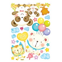 고팡몰_조인컴퍼니 요모조모 동물나라 스티커 시리즈2+ kop꾺, 꾺선택＃_사자 FDT-4223