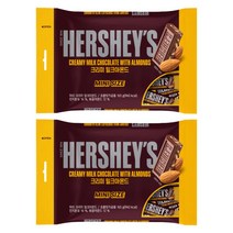 롯데제과 허쉬 아몬드 초콜릿 스낵사이즈 165g 2개