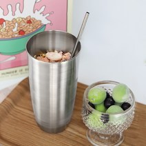 [리본제이]매트 스텐 아이스컵(대), 단품