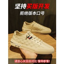로퍼남자 스케이트 보드 신발 남성 남자 봄 스타일 느낌 캐주얼 Putian 유행 그물 레드 핫 작은 흰색 완두콩 그린