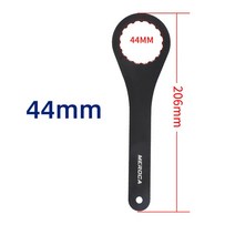 자전거 페달 분리 타이어 교체 공구 MEROCA 하단 브래킷 렌치44mm46mm49mm16/24 노치IXFBB51BB52DUB 설치수리 도구, 01 44mm, 44mm
