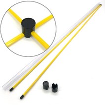 골프연습기구 랜덤색상 아이언연습 얼라이먼트스틱 골프몸통스윙, 랜덤