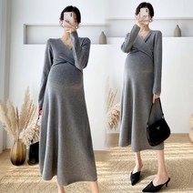 출근룩 하객 임산부원피스 주수사진 출산복