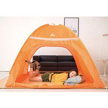 원터치 난방텐트 실내용 보온텐트 1인용 수면 침대 패밀리 대형 20220525EA