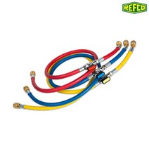REFCO 레프코 CCL-CA 60 CA볼 밸브 장착 냉매 호스 150cm R-22규격