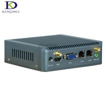 나노베이트레일팬리스미니컴퓨터듀얼LANX86 J1800PC 공장판매, 064GBRAM128GBSSD_01Black