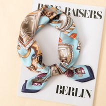 다이뽀 럭셔리 다이아 패턴 스카프