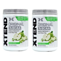 엑스텐드 오리지널 BCAA 사과맛 405g 아미노산 류신 글루타민 xtend 2개, 사과맛 2통