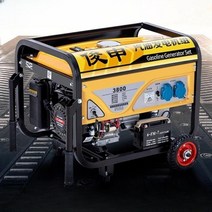 무소음발전기 비상용 전기 소형 차박용, 4000w 듀얼 스타 + 연소 가솔린 220V, 1개