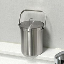 스텐 음식물쓰레기통 3L 국산 포스코 스테인레스 304 음쓰통 3리터 주방 싱크대 캠핑