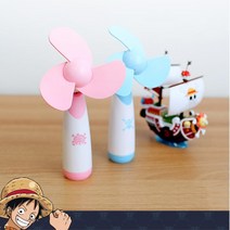 건전지 휴대용 선풍기 미니핸드 캠핑용 기능성 캠핑무선 탁자용, 루피블루
