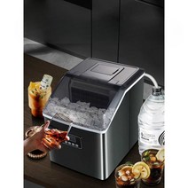 업소용 제빙기 30kg 얼음 미용실 PC방 음식점 미니, 생수통 이용 모델