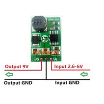 강압기 10x 3.5A DC-DC 3V 4.2V 5V ~ 6V 9V 12V 스텝 업 부스트 컨버터 전압 조절 전원 공급 장치 모듈, 04 2.6-6V to 6V