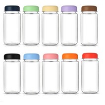 예쁜 컬러 투명 보틀 물병 물통 플라스틱 트라이탄 모음, 트라이탄350ml, 핑크(무지)
