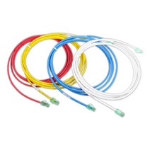 LS전선 CAT.6A UTP 랜케이블 10m/LS-PC-UC6A-WT-K-100/초슬림/패치코드/10Gbps 기가비트 인터넷선/500MHz 대역폭/트위스트 페어/크로스필러, 옐로우(10M)