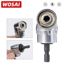 WOSAI 105 1/4 전기 육각 드릴 비트 자유롭게 조절가능한 각도 드라이버 소켓 홀더 어댑터 도구, 한개옵션0