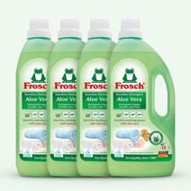 프로쉬 독일 세탁세제 알로에베라, 4개, 1500ml